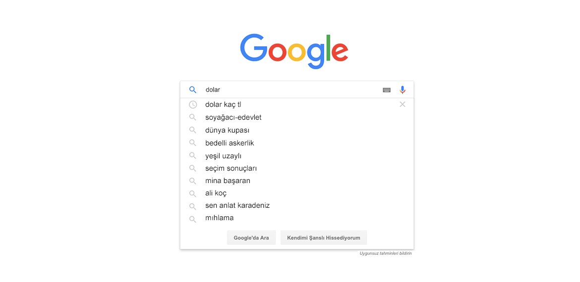 Google'da Dolar Aradıkça Bulabilir Miyiz?